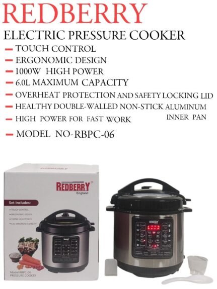 Redberry electric pressure cooker RBPC-06