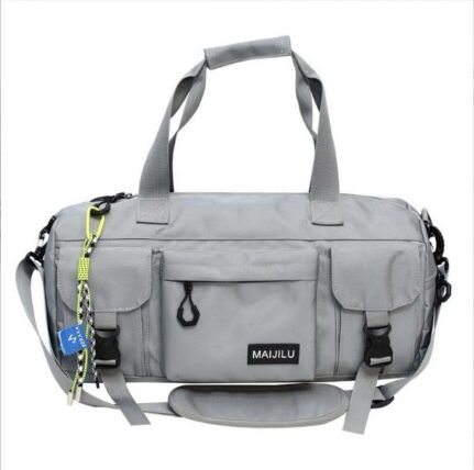 Duffle bag with a shoe compartment