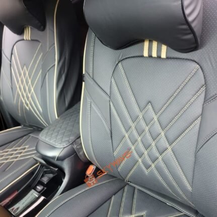 Executive leather car seats with pillow