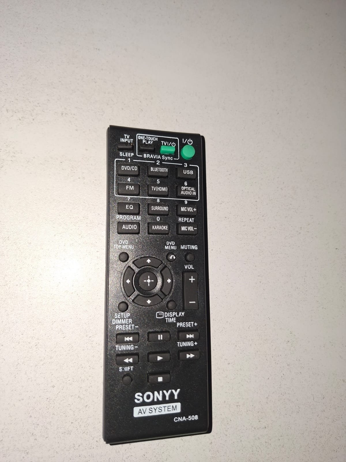 Sony home theater remote CNA-508 Sony home theater remote CNA-508