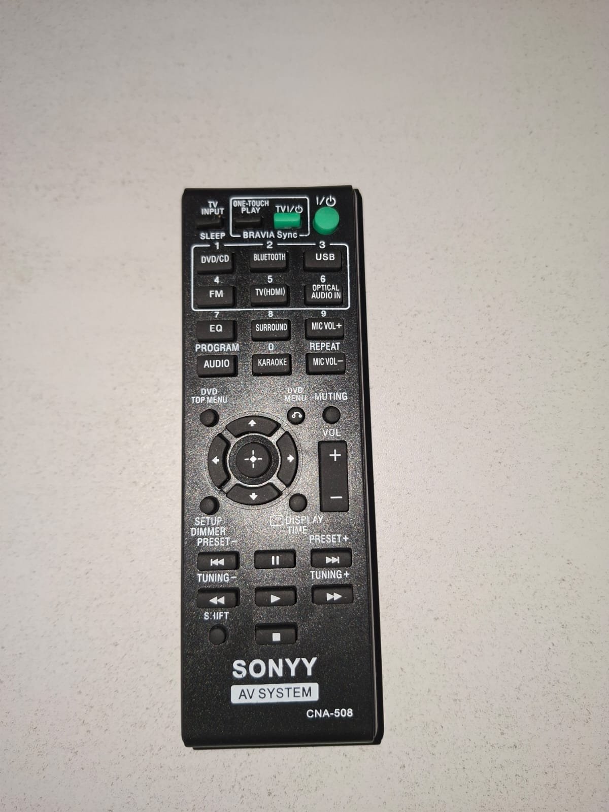 Sony home theater remote CNA-508 Sony home theater remote CNA-508