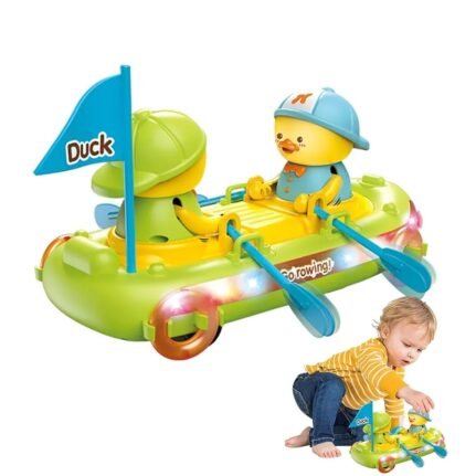 Duck Rowing Boat Battery Toy with Lights & Music