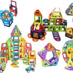 3D Magnetic Tiles 84pcs Set for Kids