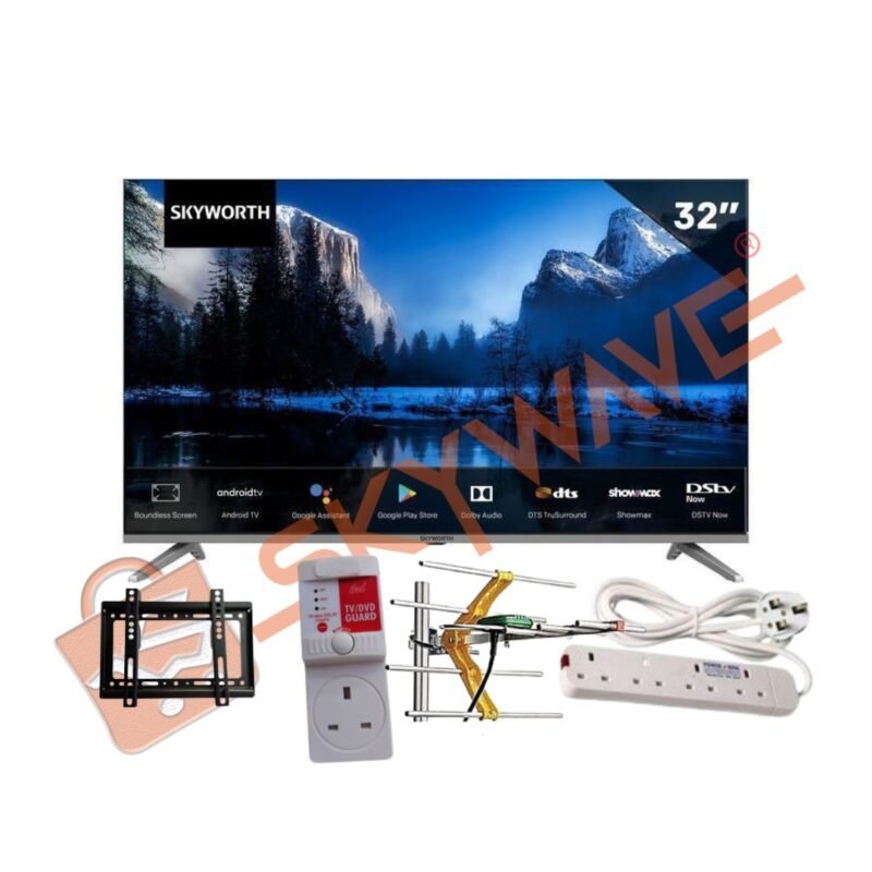Skyworth 32 Inch Android Frameless Smart TV Combo
