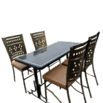 4 Seater Restaurant Dining Set with Table