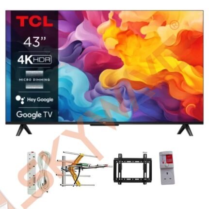 TCL 43 Inch Android Smart 4K Google TV Combo