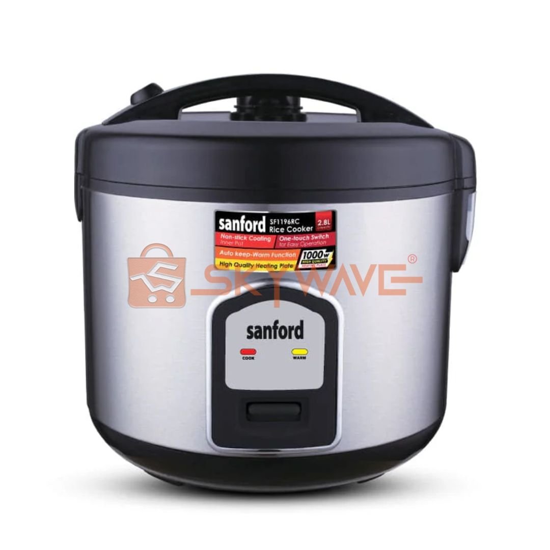 Sanford 2.8L Stainless Steel Rice Cooker SF1196RC Sanford 2.8L Stainless Steel Rice Cooker SF1196RC