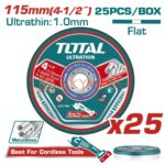 Total ultra-thin metal cutting disc set TAC11011525