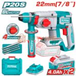 Total cordless rotary hammer TRHLI212282