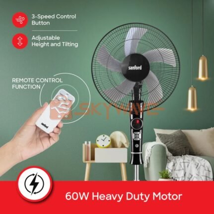 Sanford 16 inch 5 blade Stand Fan SF903SFN