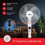 Sanford 16 inch 5 blade Stand Fan SF903SFN