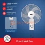 Sanford 16 inch wall fan SF932WFN