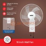 Sanford 18 inch wall fan SF934WFN