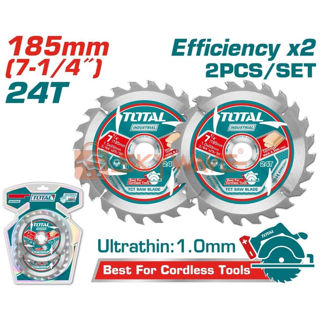Total ultra-thin TCT saw blade set TAC2331853 Total ultra-thin TCT saw blade set TAC2331853