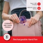 Sanford rechargeable hand fan SF937HFN