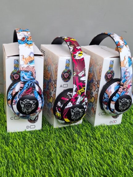 Assorted Flowers Kids Headphones
