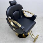 Comfortable Barber Chair with Headrest and Footrest