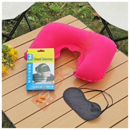 Travel Pillow with Eye Mask