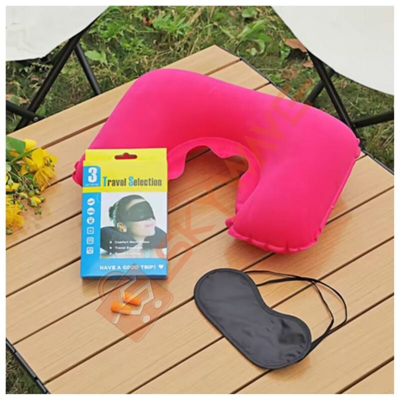 Travel Pillow with Eye Mask