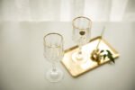 6pcs Cristal d'Arques Garanti France wine glass