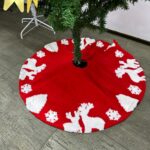 Christmas tree skirt 90 by 90 cm