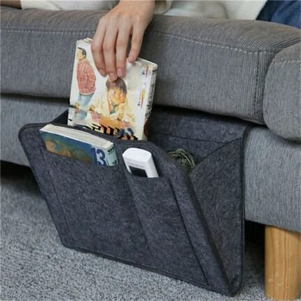 Felt Bed and Sofa Side Storage Bag