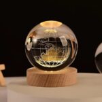 3D Earth Crystal LED Ball Night Lamp
