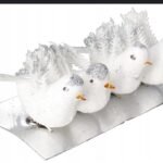 Xmass Dove like 4pcs