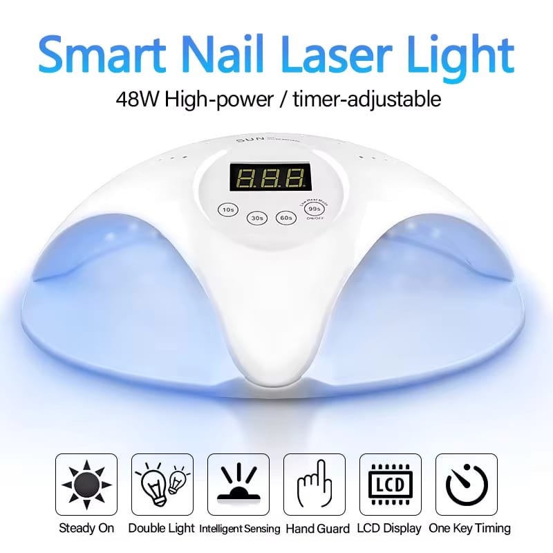 Smart nail laser light gel dryer