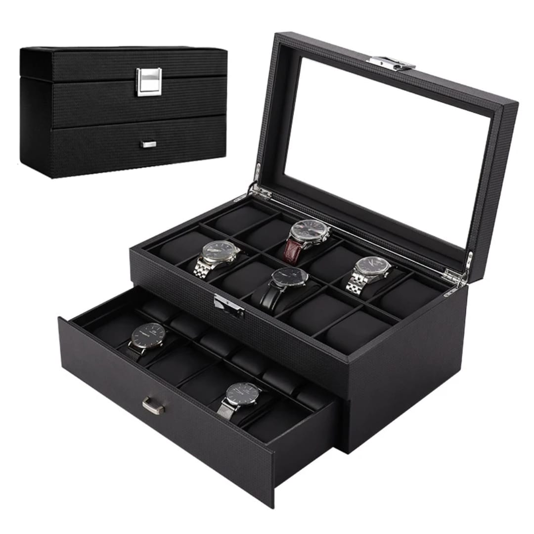 24 slots leather watch organizer 24 slots leather watch organizer