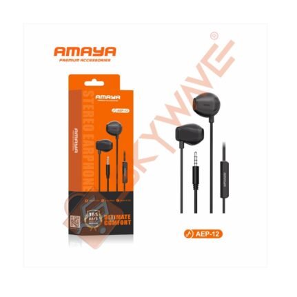 Amaya AEP-12 Extra Bass Ultimate Comfort Earphones