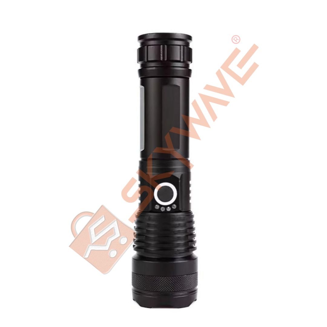 Telescopic Zoom 2000 Lumens Security Torch Flashlight Telescopic Zoom 2000 Lumens Security Torch Flashlight