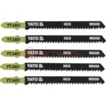 Yato jig saw blade for wood 10TPI 5PCS YT-3401