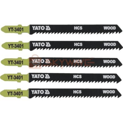 Yato jig saw blade for wood 10TPI 5PCS YT-3401