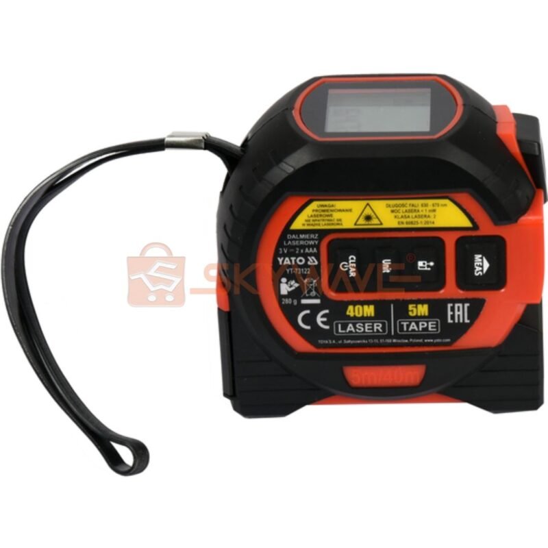 Yato laser distance meter with measuring tape YT-73122