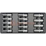 Yato PVC tray with 14pcs deep sockets 1/2 YT-5539