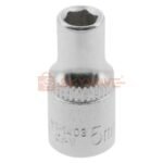 Yato socket 5mm 1/4inch 6PT CV regular YT-1403