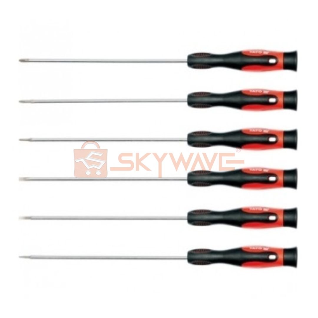 Yato long precision screwdriver set 9pcs YT-2575 Yato long precision screwdriver set 9pcs YT-2575