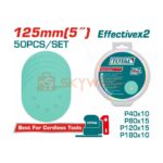 Total sanding sheet for random orbital sander TAC125050