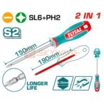 Total 2 In 1 screwdriver set THT250266