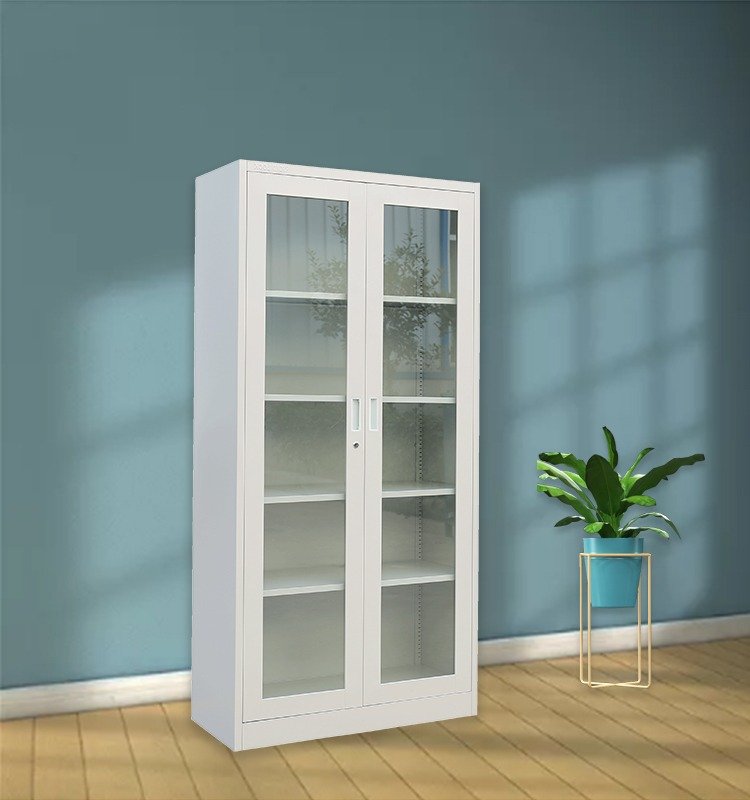 Metalic Filing Cabinets with Glass Display