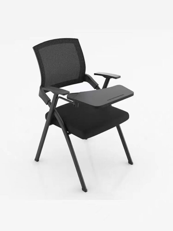 Folding Meeting Chair with Swivel Mesh Lift
