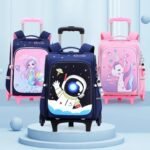 Cartoon Rolling School Bag