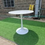 Marble top coffee round table