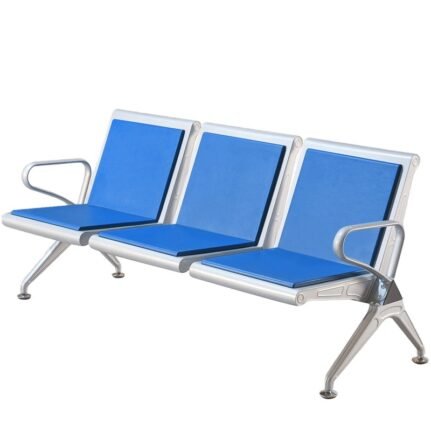 Heavy Duty Blue Link 3seatter Chair