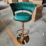 Modern Fabric Bar Stool
