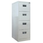 4 Drawer Single Lock Lockable Metalic Cabinet