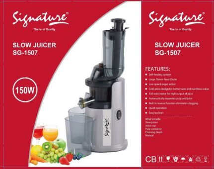 Signature Slow Juicer 150 Watts SG-1507