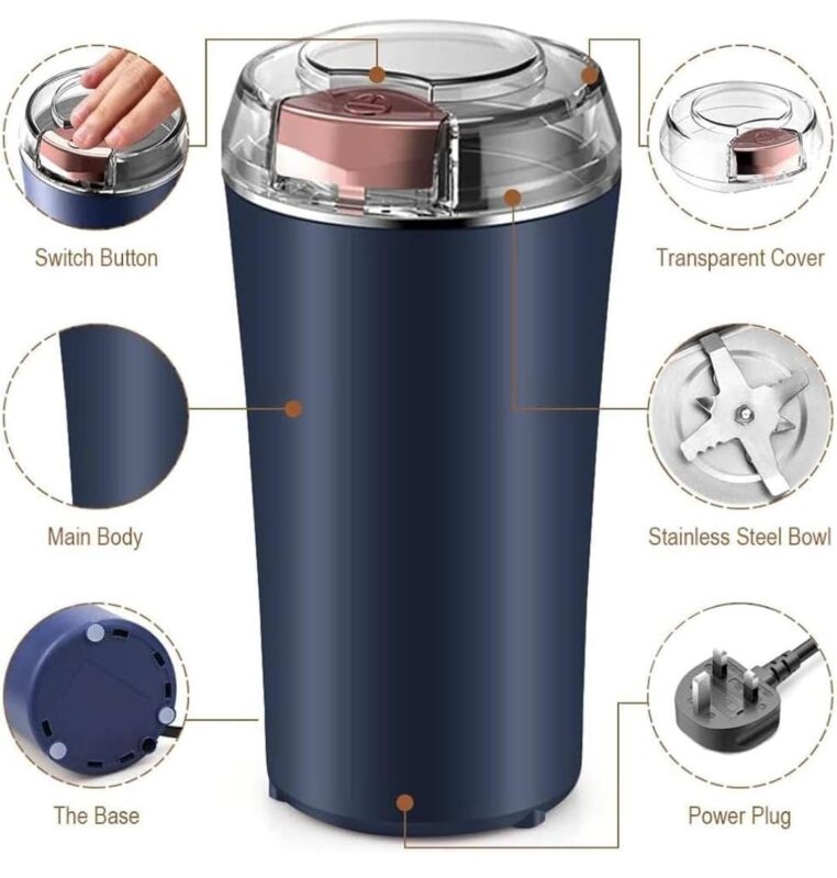 300W 8 blade mini Dry food grinder