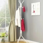 170cm high metallic coat/bags hanger stand